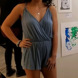 Romper - spaghetti straps / shorts